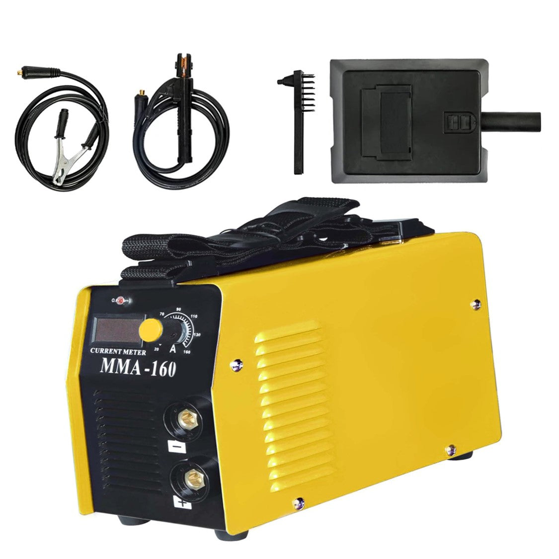 Aparat sudura WeldEXPERT 160A, MMA GP-Yellow, Accesorii Incluse-1