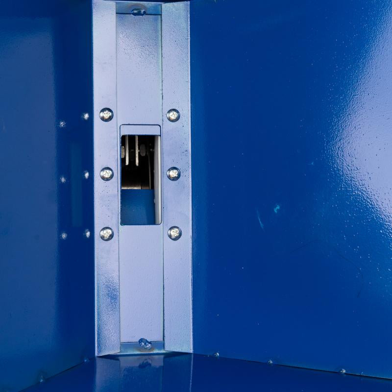 BLACK-is-BACK Set Moara cereale si stiuleti 2 in 1 Vokner, Blue-Efficient, 3KW, cu Suport Metal