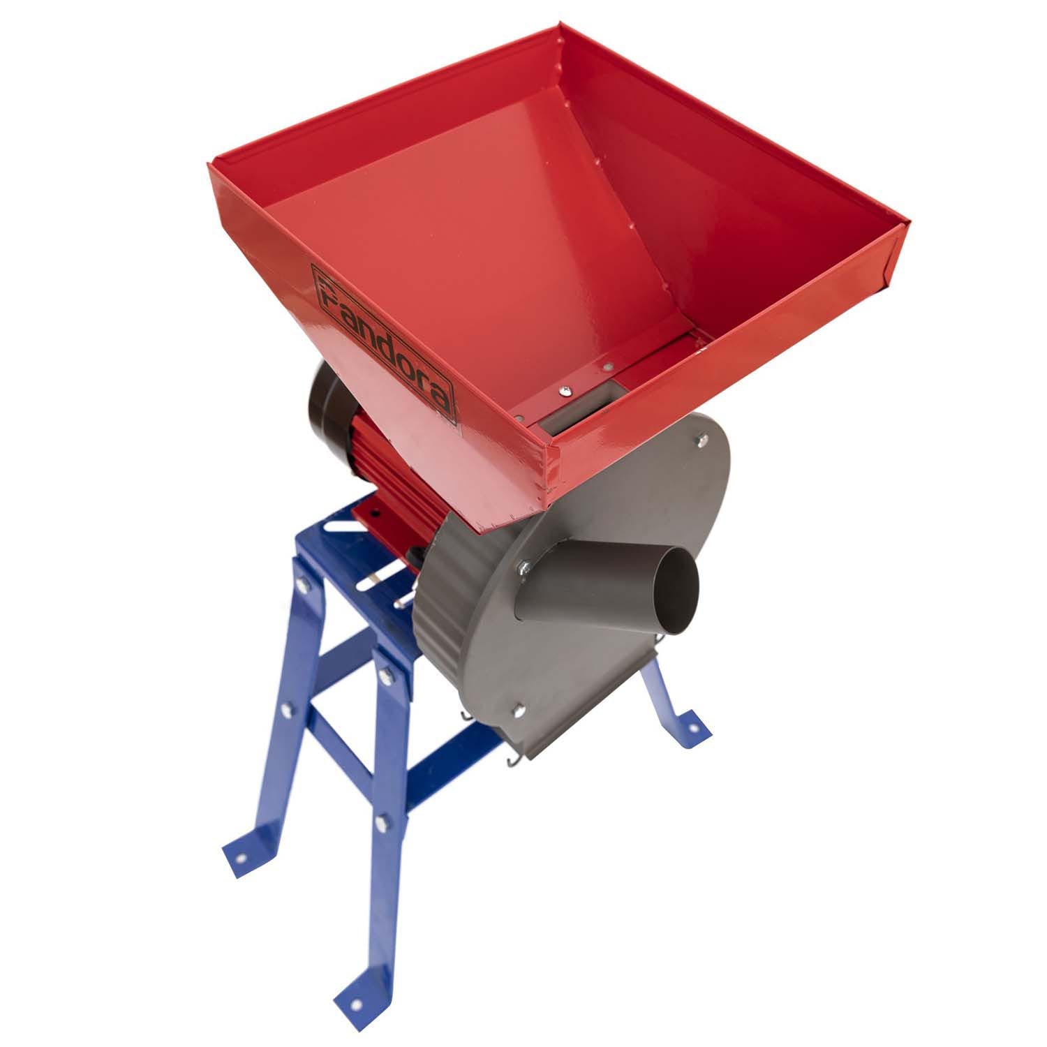 Set Moara cereale, stiuleti si legume (3 in 1), Pandora, 3.5KW, 250Kg/Ora, + suport metal