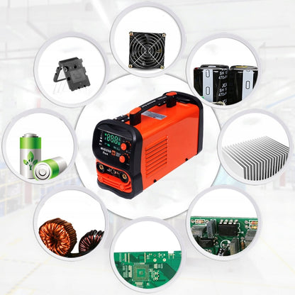 *BLACK-FRIDAY* Set complet Aparat de sudura cu sarma, VOKNER 1875, MIG-MAG/MMA 250A, portocaliu, Extra accesorii Incluse