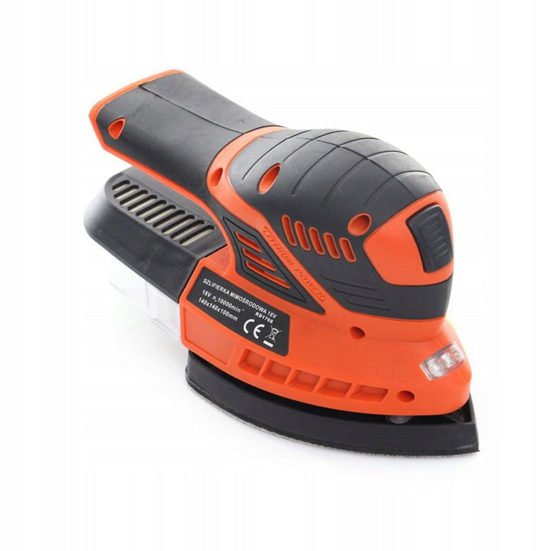 SEZONUL-OFERTELOR la Slefuitor excentric KRAFTSON % Import Polonia %  1768, 18V, 10000RPM, fara acumulator si incarcator