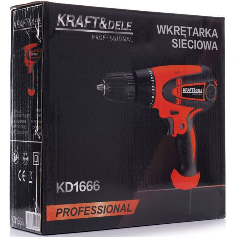 BLACK-is-BACK Surubelnita de impact electrica KRAFTSON % Import Polonia %  1666, 900W, 750RPM