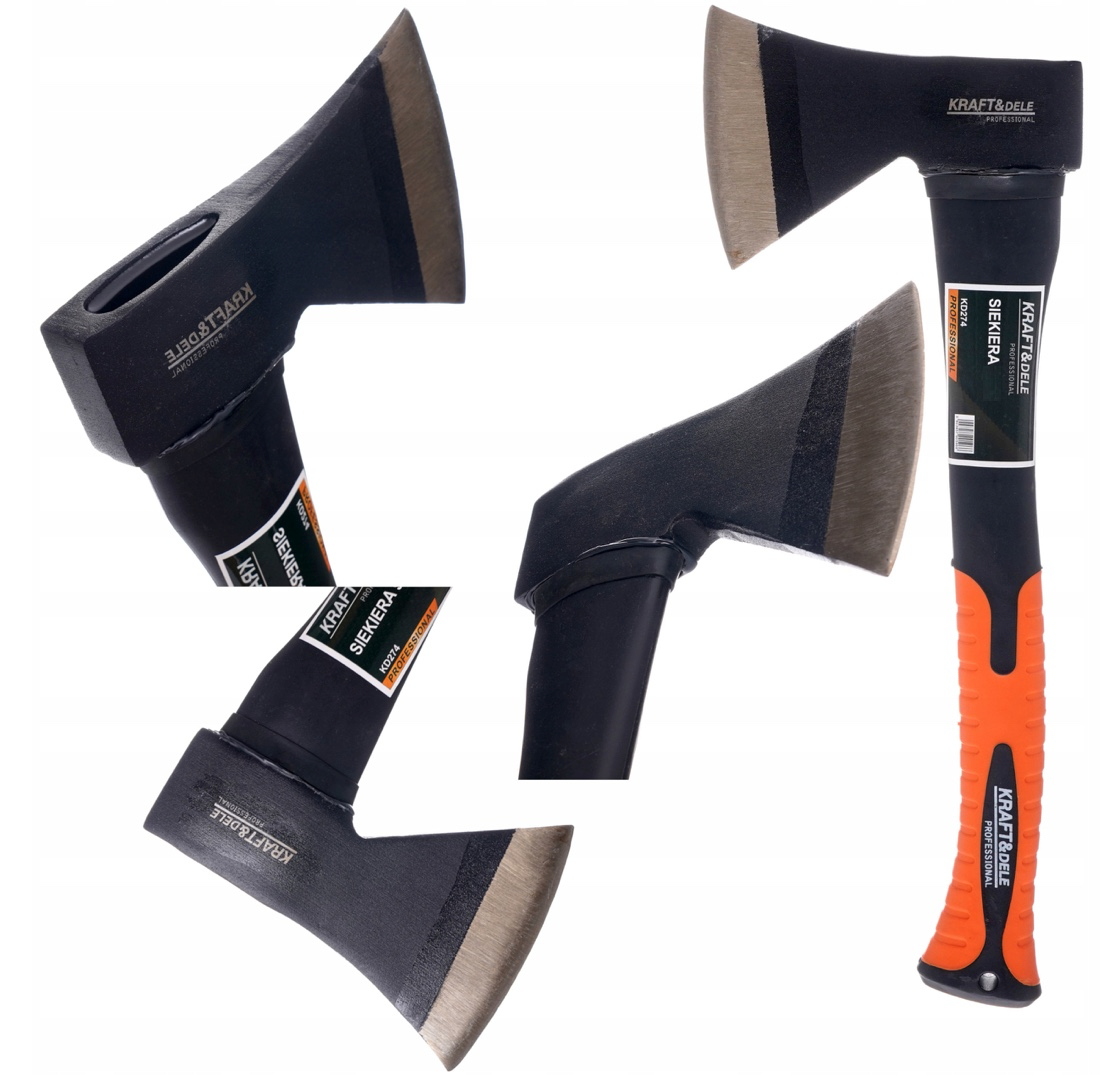 BLACK-is-BACK Topor despicat lemne Kraft&Dele KD287, 1250g, coada din fibra de sticla