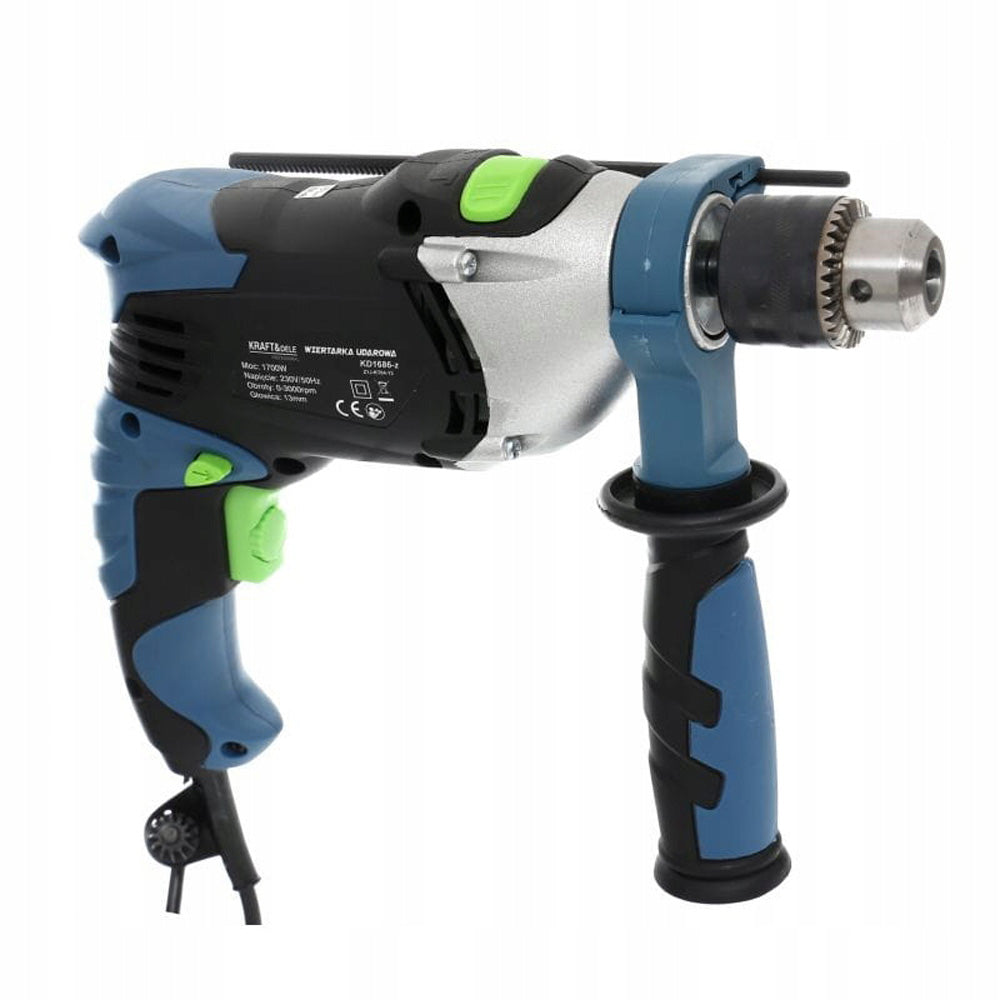 Bormasina POLSKI K1686-Z, 1700W, 3000RPM, mandrina 13mm