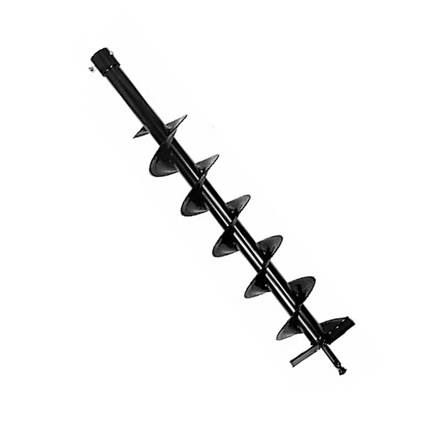 Burghiu pamant DEZMAN 150mm/800mm, pentru motoburghie si foreze pamant, prindere universala