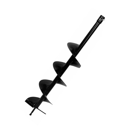 Burghiu pamant DEZMAN 250mm/800mm, pentru motoburghie si foreze pamant, prindere universala