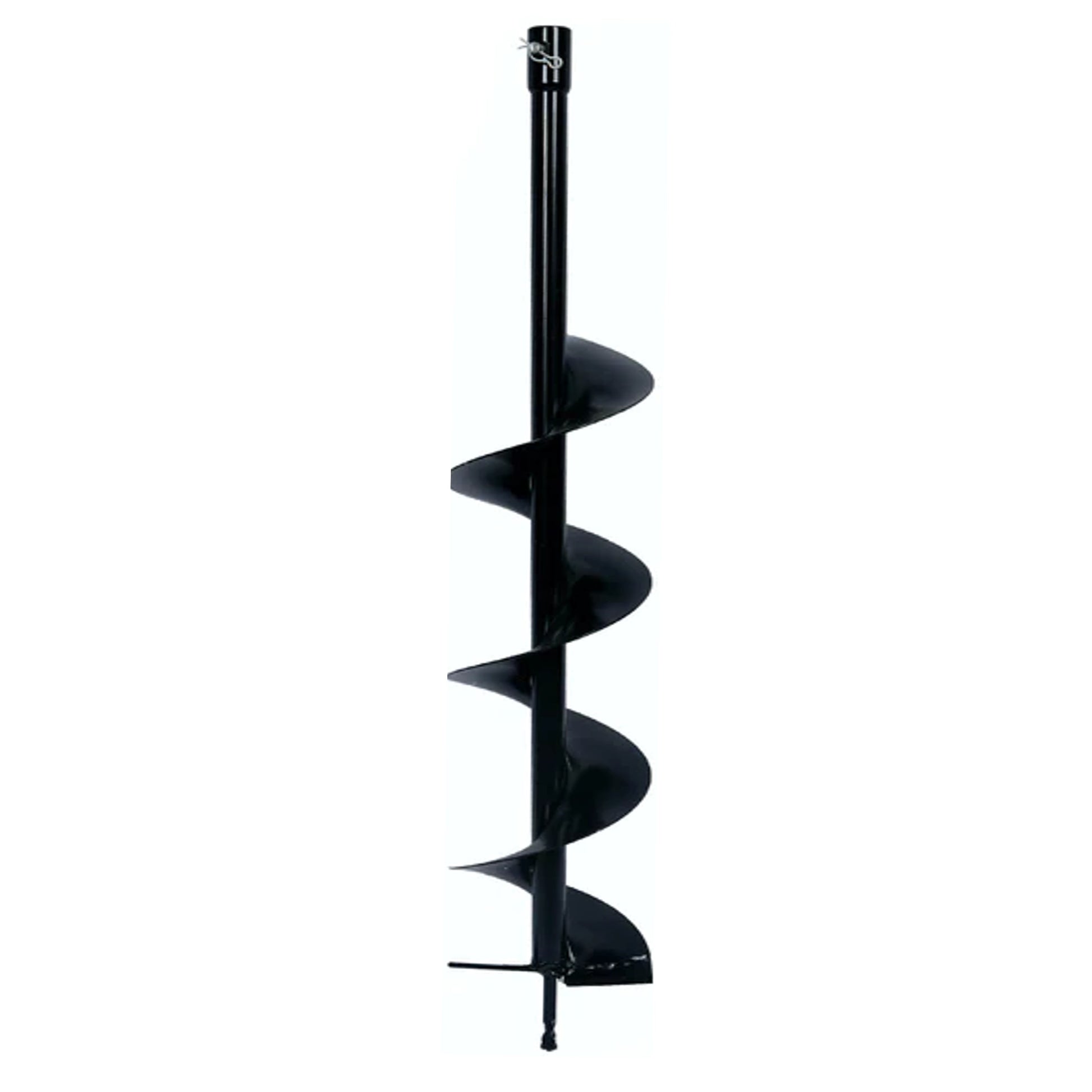 Burghiu pamant DEZMAN 250mm/800mm, pentru motoburghie si foreze pamant, prindere universala