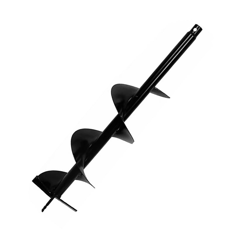 Burghiu pamant DEZMAN 300mm/800mm, pentru motoburghie si foreze pamant, prindere universala