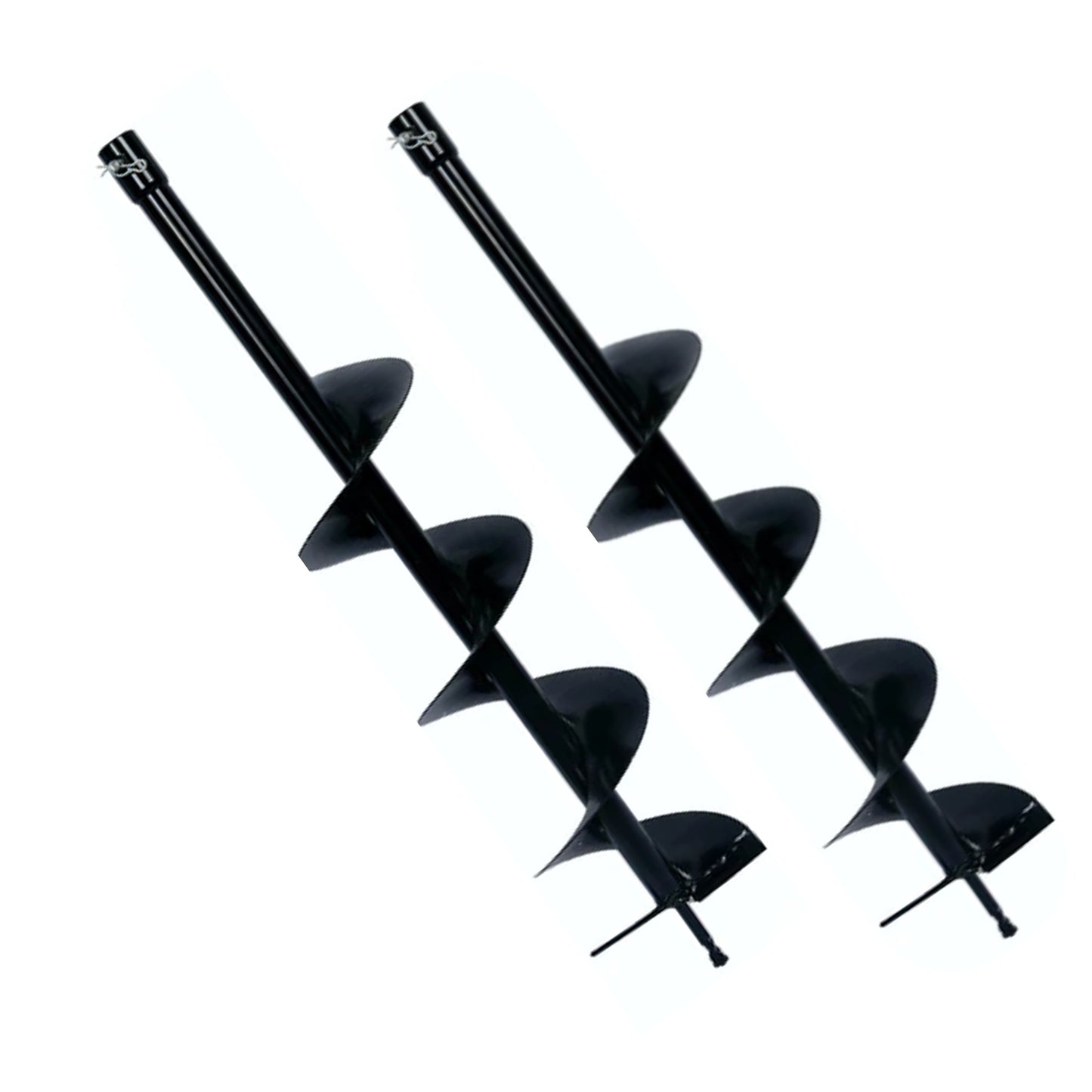 SET 2xBurghiu pamant DEZMAN D250MM+D250MM, pentru motoburghie si foreze pamant, prindere universala