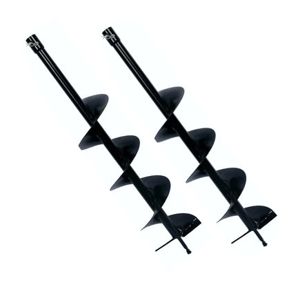 SET 2xBurghiu pamant DEZMAN D250MM+D250MM, pentru motoburghie si foreze pamant, prindere universala