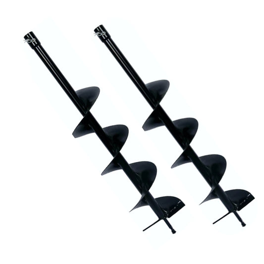 SET 2xBurghiu pamant DEZMAN D250MM+D250MM, pentru motoburghie si foreze pamant, prindere universala
