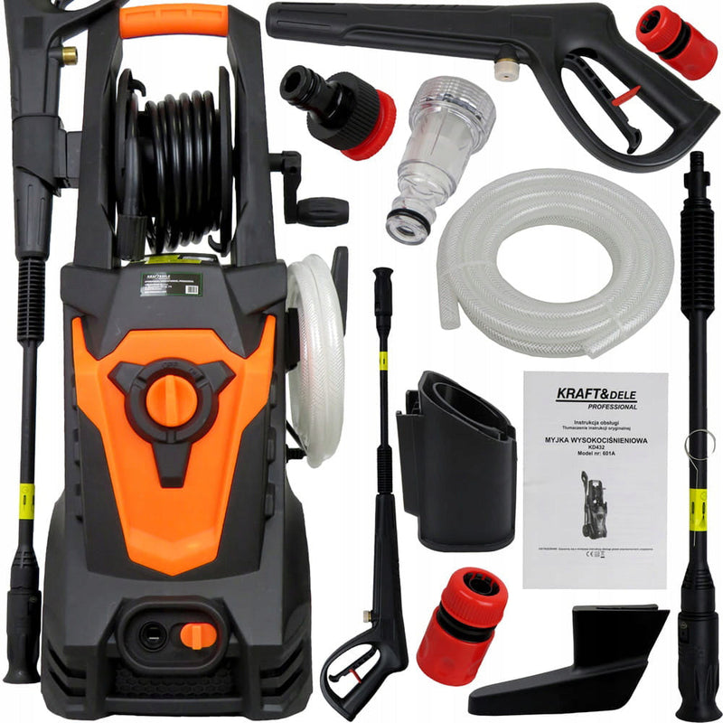 *BuzZ* Aparat de spalat cu presiune KRAFTSON % Import Polonia %  439, 2100W, cu accesorii