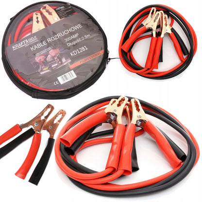 Cabluri curent auto POLSKI K1281, 300A, 2.5m