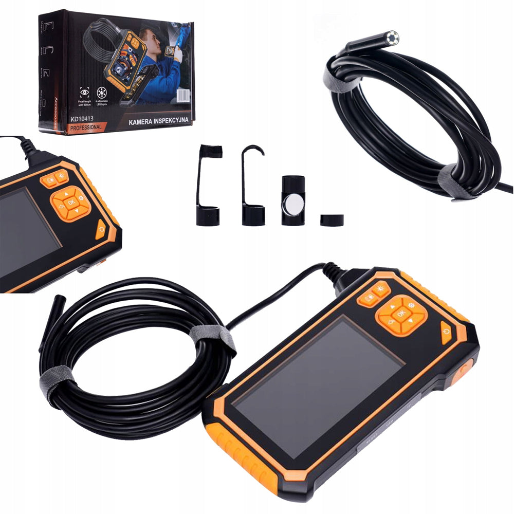 Camera digitala endoscopica pentru inspectie orificii, iluminare LED si ecran LCD color, POLSKI K10413, Poza2