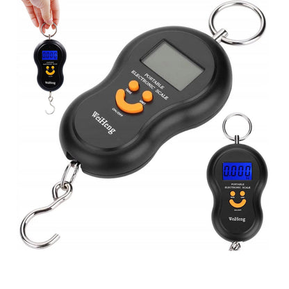 Cantar de mana electronic cu carlig, 50Kg, POLSKI K11415, Ecran LCD, alimentare baterii 2xAAA