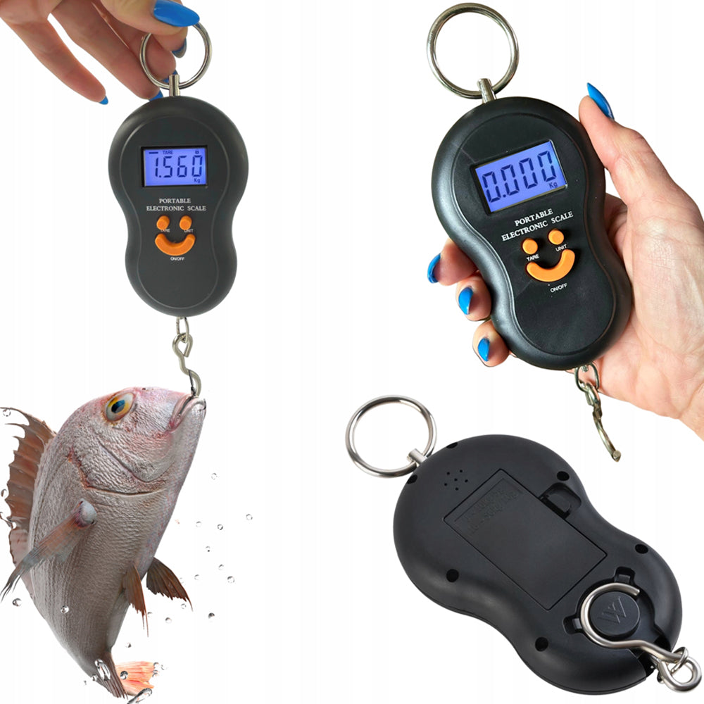 Cantar de mana electronic cu carlig, 50Kg, POLSKI K11415, Ecran LCD, alimentare baterii 2xAAA