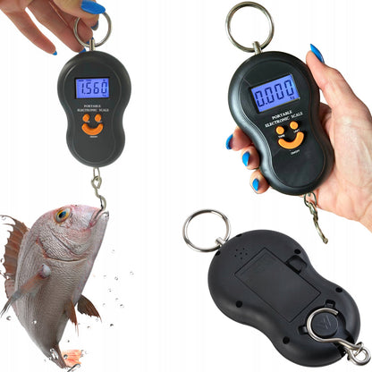 Cantar de mana electronic cu carlig, 50Kg, POLSKI K11415, Ecran LCD, alimentare baterii 2xAAA