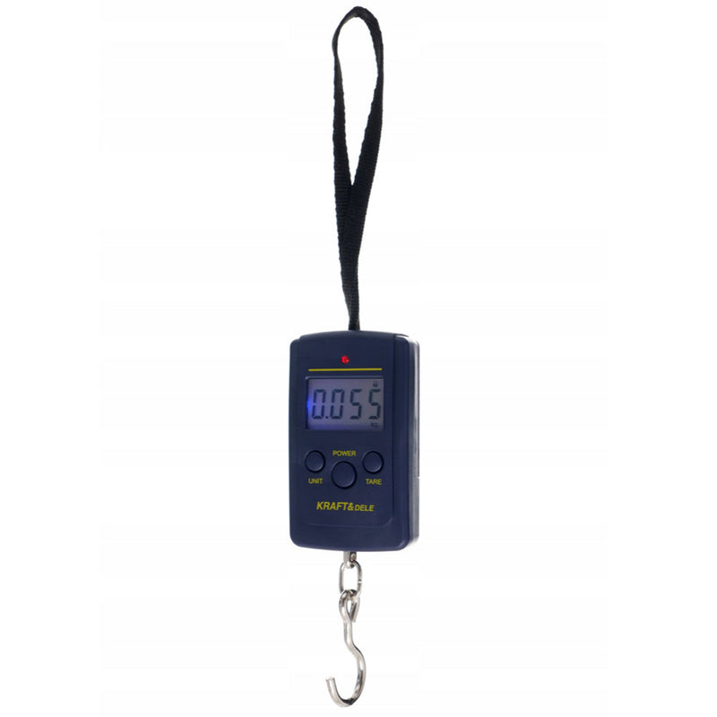 *OFERTELE-IEPURASULUI* Cantar electronic cu carlig, 50Kg, KRAFTSON % Import Polonia %  11414, Ecran LCD, Baterii 2xAAA