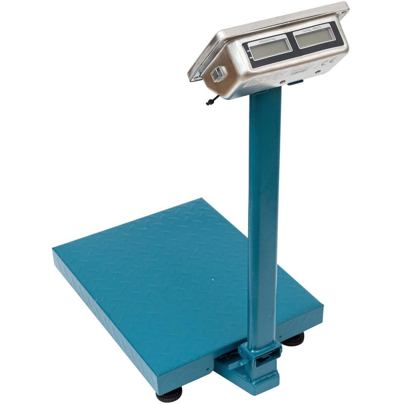 *PROMO* Cantar electronic 300Kg, VOKNER, Afisaj Dublu, Platforma cu Brat Rabatabil