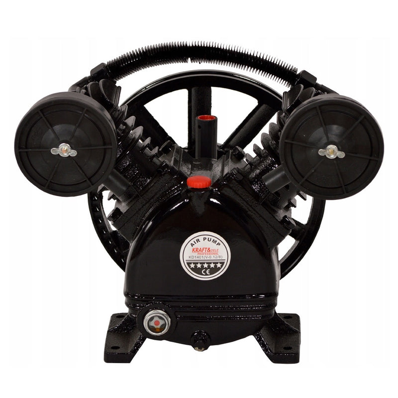 Cap compresor de aer cu 2 pistoane Kraft&Dele KD1404, pentru motor 4 KW