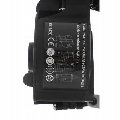 Capsator pneumatic pentru cu paleti KRAFTSON % Import Polonia %  1430, diametru 2.1-2.3mm