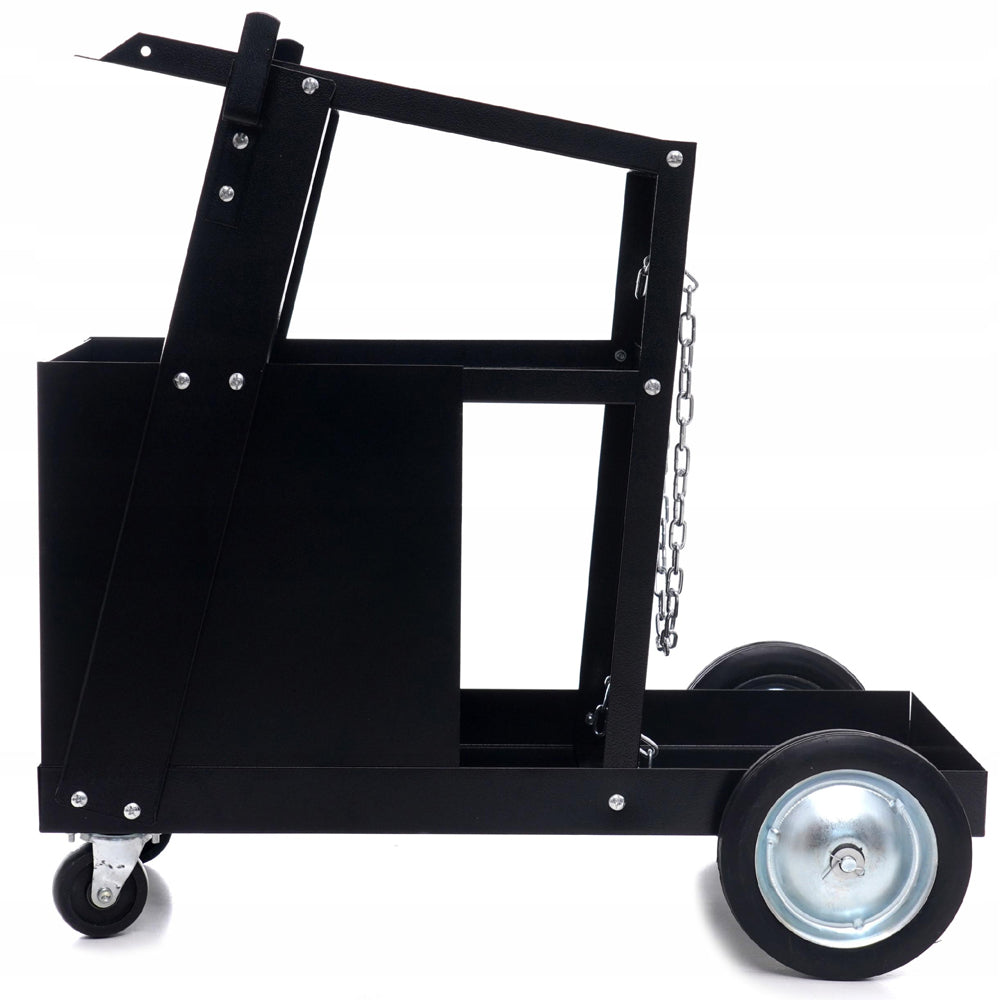 Carucior pentru aparate de sudura, rafturi scule incluse, max. 75kg, POLSKI K374, Poza3