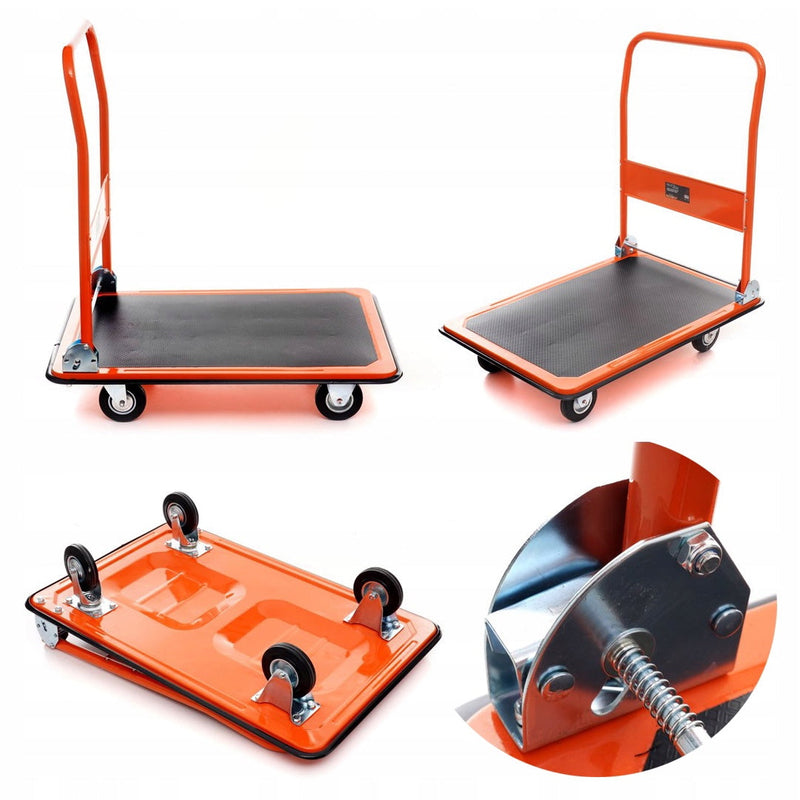 *OFERTELE-IEPURASULUI* Carucior platforma de transport marfa pliabil Kraft&Dele KD3090, 300Kg