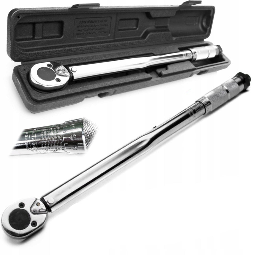 Cheie dinamometrica cu sistem prindere dimensiune 1/4 inch, 5-25Nm, POLSKI K10204, Poza3