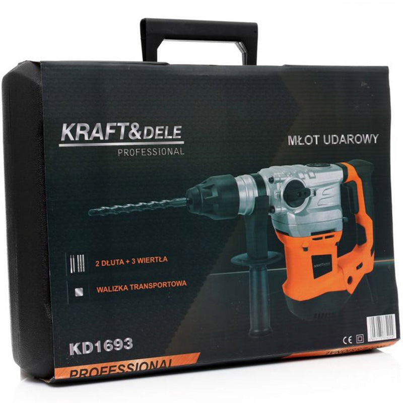 BLACK-is-BACK Ciocan rotopercutor KRAFTSON % Import Polonia %  1693, 6J , 2400W, 600 RPM, 3900 BPM