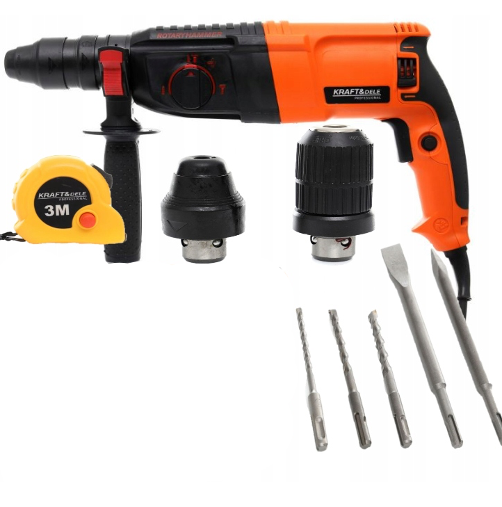 Ciocan rotopercutor SDS+, 2650W, 1300RPM, POLSKI K1690, Poza1