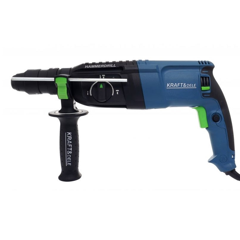 Ciocan rotopercutor cu doua mandrine (SDS si SDS+), 2650W, iluminare LED, POLSKI K3075, Poza4