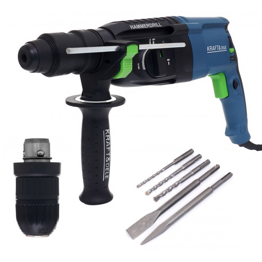 *OFERTE-DE-VARA* Ciocan rotopercutor cu SDS plus SDS+ , 2650W, Iluminare LED, 3075