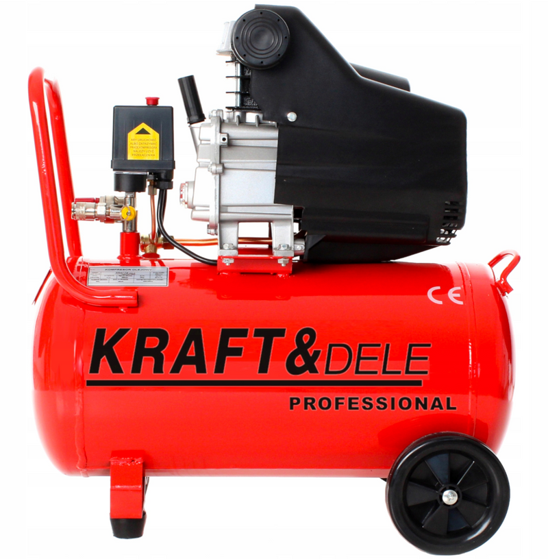 Compresor aer KRAFTSON % Import Polonia %  401, 50L, 2800W, 8Bar, 206L/min, profesional