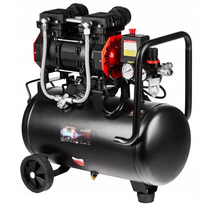 Compresor aer fara ulei Kraft&Dele KD1385, 24L, 1390W, 8Bar, 220L, silentios, profesional