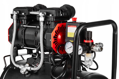Compresor aer fara ulei Kraft&Dele KD1385, 24L, 1390W, 8Bar, 220L, silentios, profesional