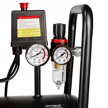 Compresor aer fara ulei Kraft&Dele KD1385, 24L, 1390W, 8Bar, 220L, silentios, profesional
