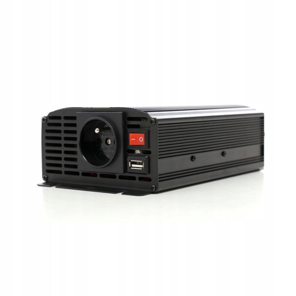 Convertor curent electric de la 12V la 220V, compatibil baterie auto 12V,  POLSKI K1250, Poza6