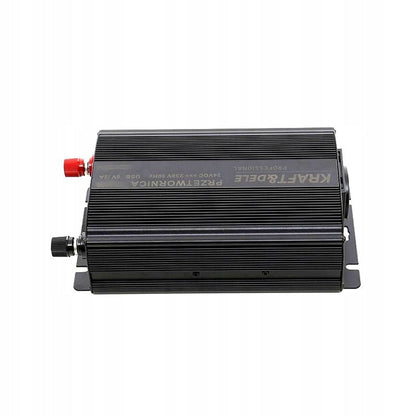 Convertor curent electric de la 12V la 220V, compatibil baterie auto 12V,  POLSKI K1250, Poza9