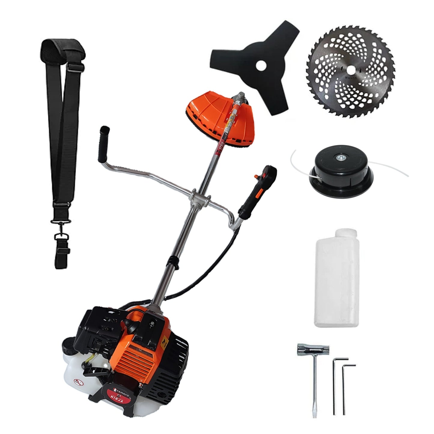 Cositoare Multifunctionala YAMATO® JAPAN TOOLS, Model NINJA-6CP, Negru-Portocaliu, accesorii incluse