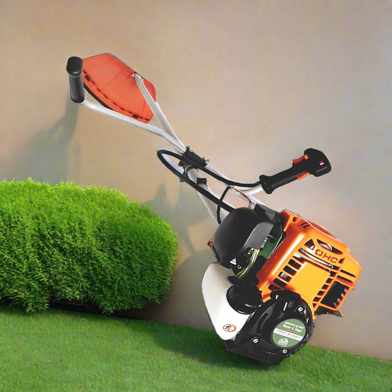 SET Cositoare pe benzina in 4 Timpi ALPIN-PROFI Model 5650-8CP, EXTRA-USOARA, + 1xDISC VIDIA 230mm, Cap Drujba, Prasitoare, Cultivator
