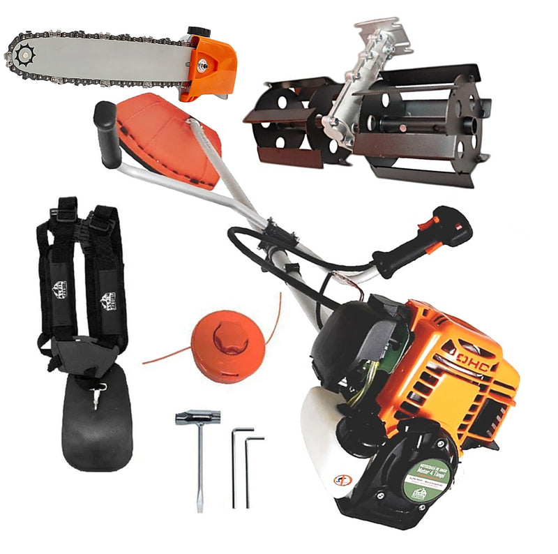 *PROMO* SET Cositoare pe benzina in 4 Timpi ALPIN-PROFI Model 5650-8CP, EXTRA-USOARA, + 1xDISC VIDIA 230mm, Cap Drujba si Prasitoare