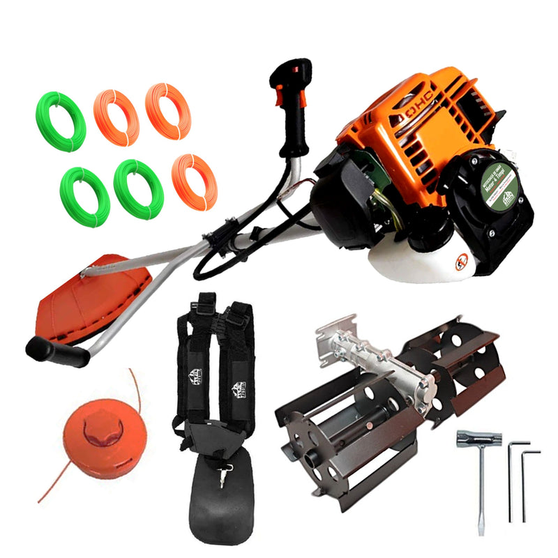 Cositoare pe benzina in 4 Timpi ALPIN-PROFI Model 5650-8CP, EXTRA-USOARA, + 1xDISC VIDIA 230mm, PRASITOARE, +FIR TAIERE