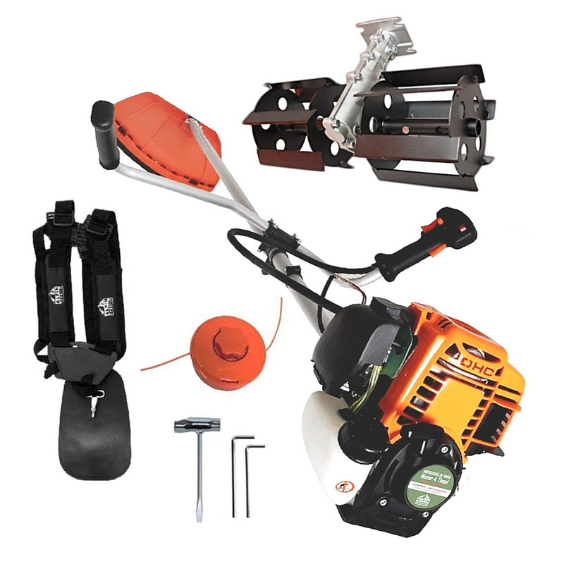 Cositoare pe benzina in 4 Timpi ALPIN-PROFI Model 5650-8CP, EXTRA-USOARA, + 1xDISC VIDIA 230mm, PRASITOARE, +FIR TAIERE