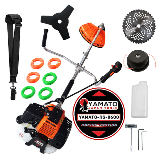 SET Cositoare RS-8600 Multifunctionala YAMATO® Japan Tools,, 6.3CP RACING EDITION, OrangeBLACK, accesorii incluse, EXTRA Fir-Taiare