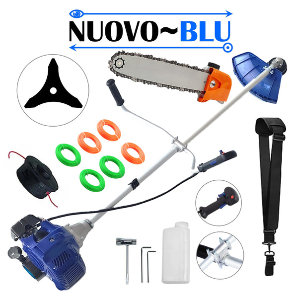 Cositoare NUOVO-BLUe Fuel-Economy 3.4CP, Disc Stea, accesorii incluse, +CAP DRUJBA, EXTRA FIR TAIERE