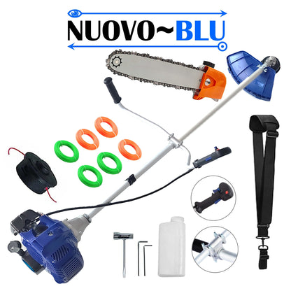 Cositoare NUOVO-BLUe Fuel-Economy 6CP, Disc Stea, accesorii incluse, +CAP DRUJBA, EXTRA FIR TAIERE
