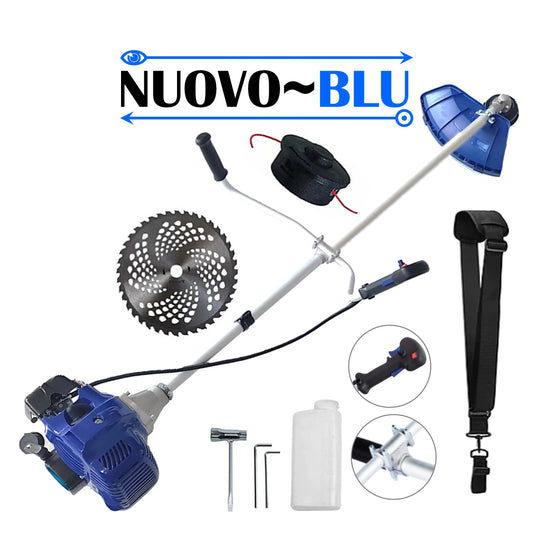 Cositoare pe benzina NUOVO-BLUe LUXURY 6HP, Disc Vidia 255mm, accesorii incluse