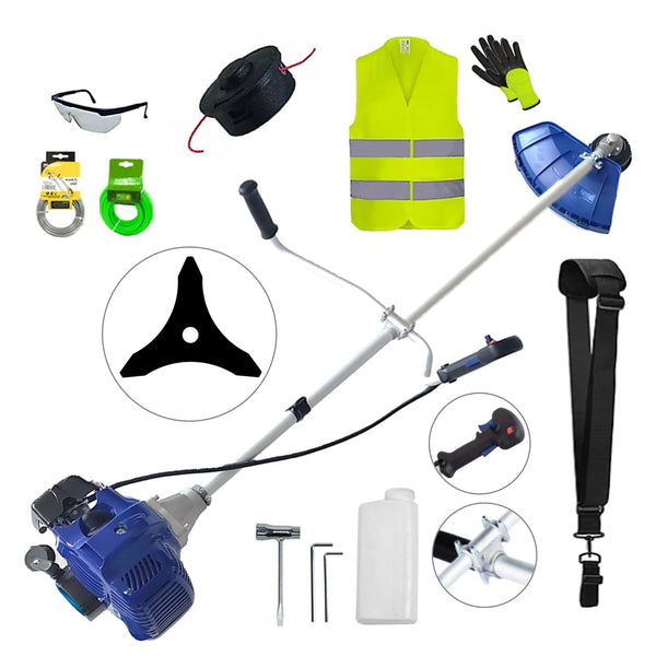 SET Cositoare pe benzina NUOVO-BLUe Fuel-Economy 3.4CP, Disc Stea, EXTRA Accesorii incluse