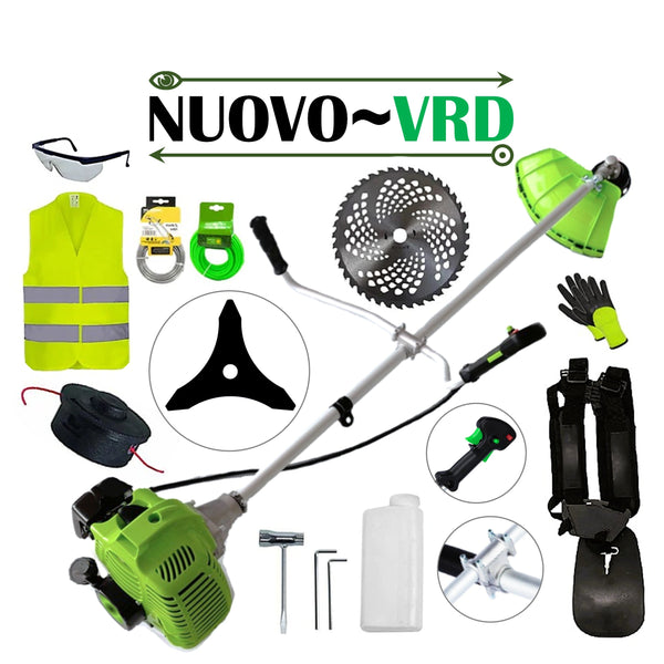 SET Cositoare pe benzina NUOVO-VRD Green Fuel-Efficient 3.4CP, Disc Stea si Vidia, EXTRA Accesorii incluse