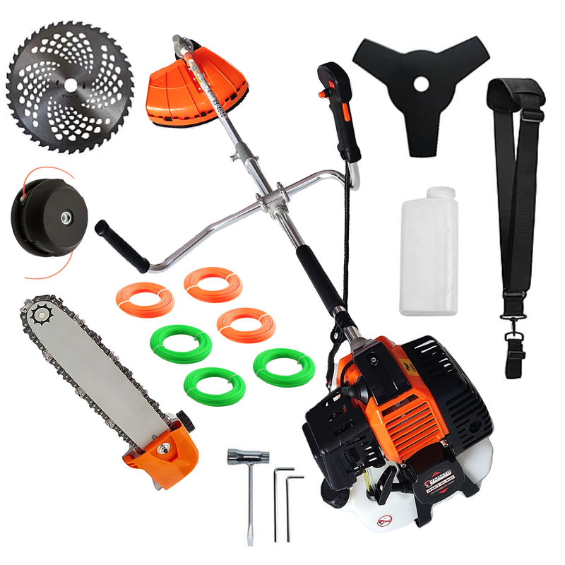 Set CAP DRUJBA+Cositoare RS-8600 Multifunctionala YAMATO® Japan Tools,, 6.3CP RACING EDITION, OrangeBLACK, accesorii, +EXTRA Fir-Taiere